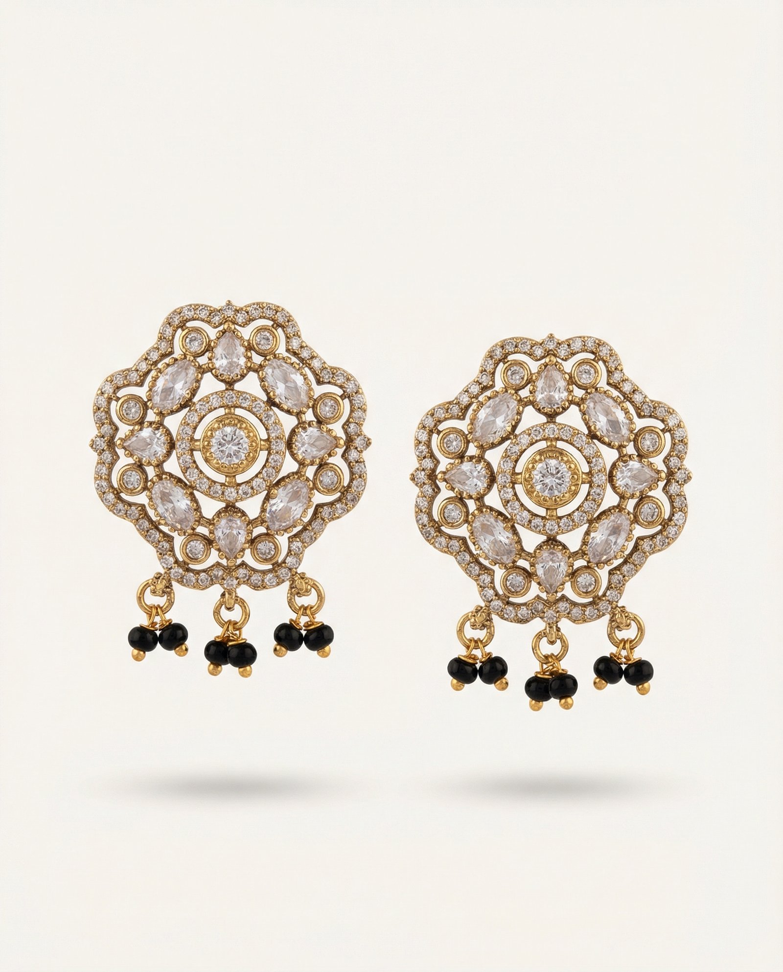 Heritage Diamond Mangalsutra & Earrings Set