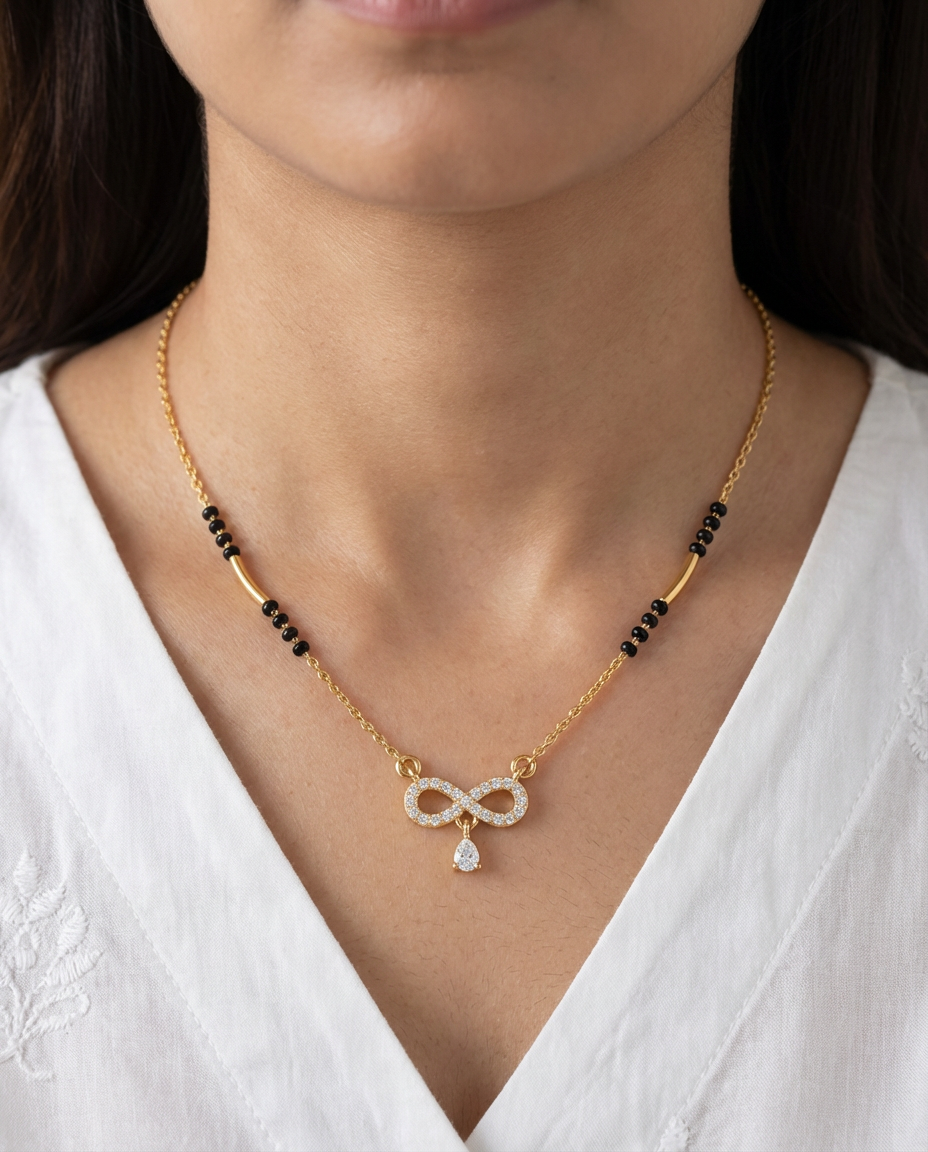 Infinity Diamond Mangalsutra