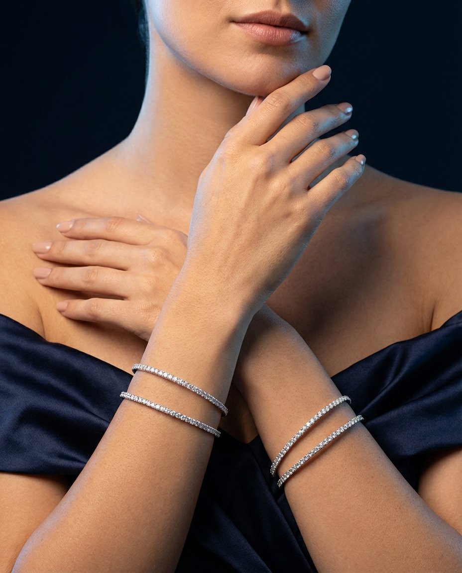 Classic Diamond Eternity Bangle