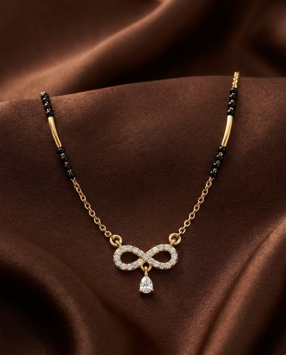 Infinity Diamond Mangalsutra