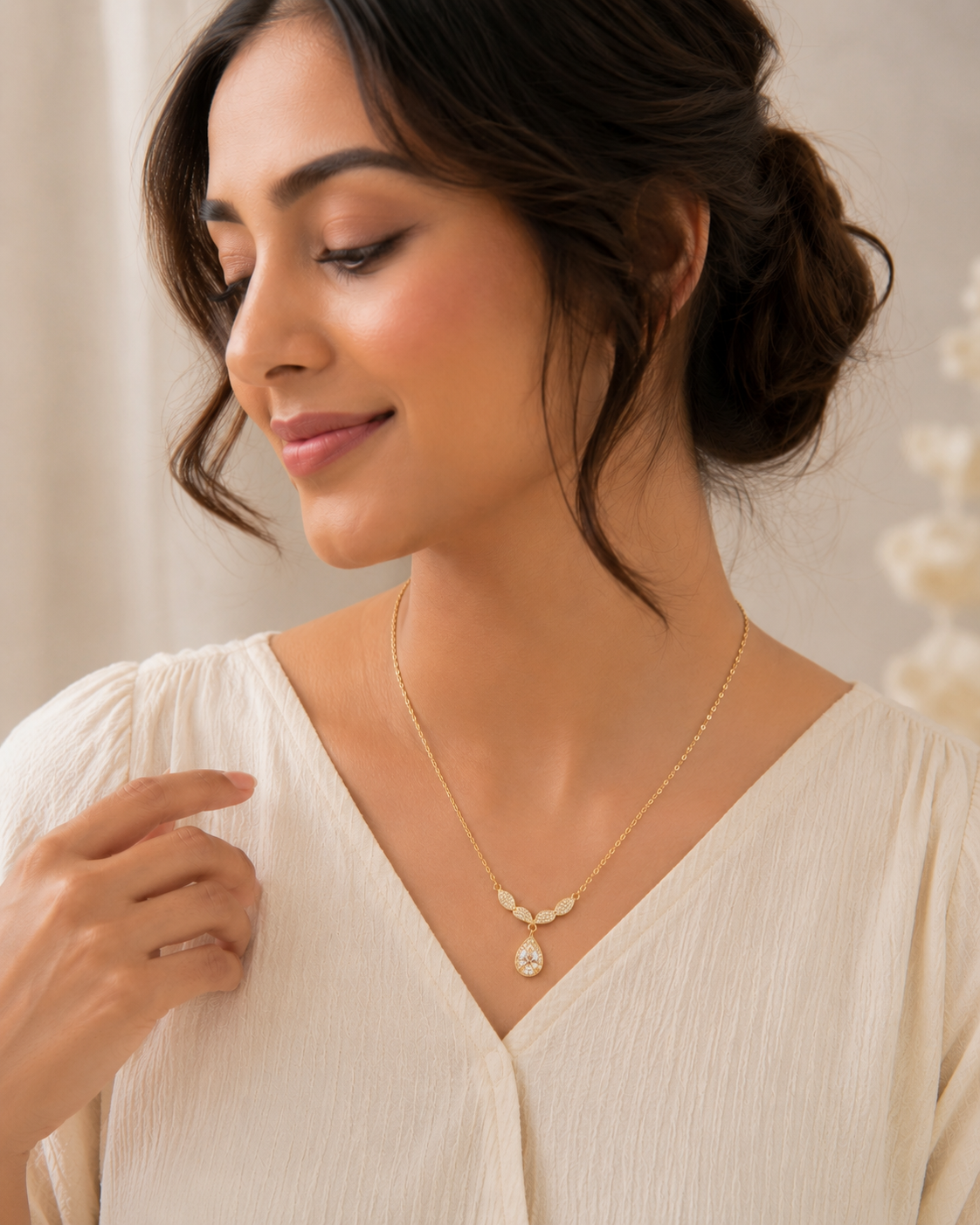 Lumi Drop Elegance Necklace