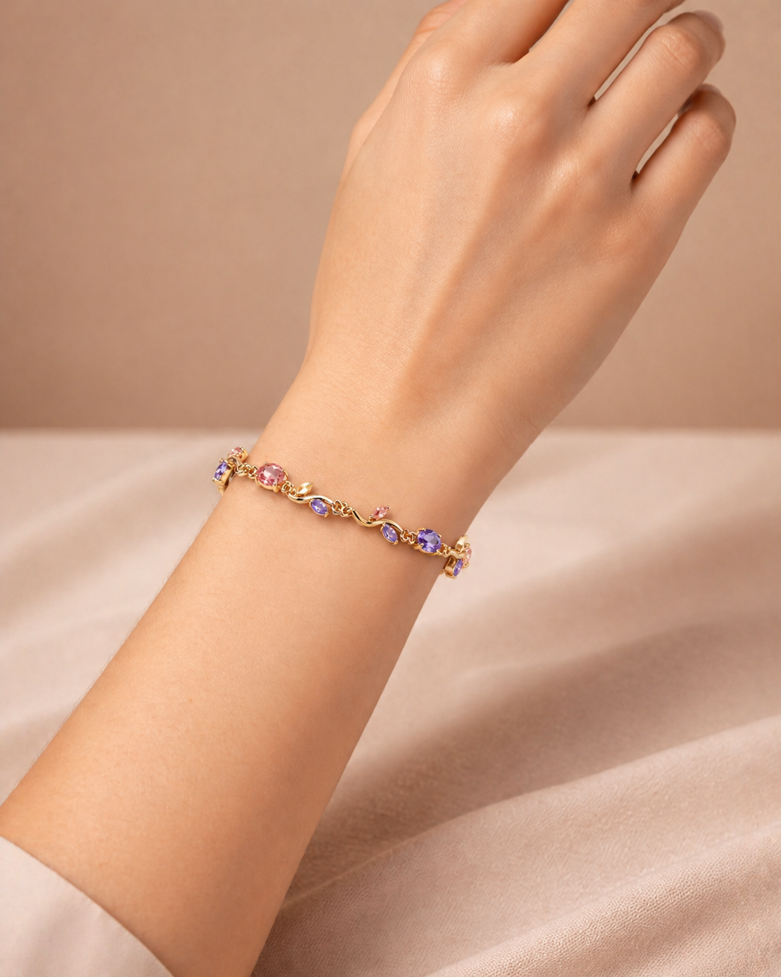 Lavender Bloom Bracelet