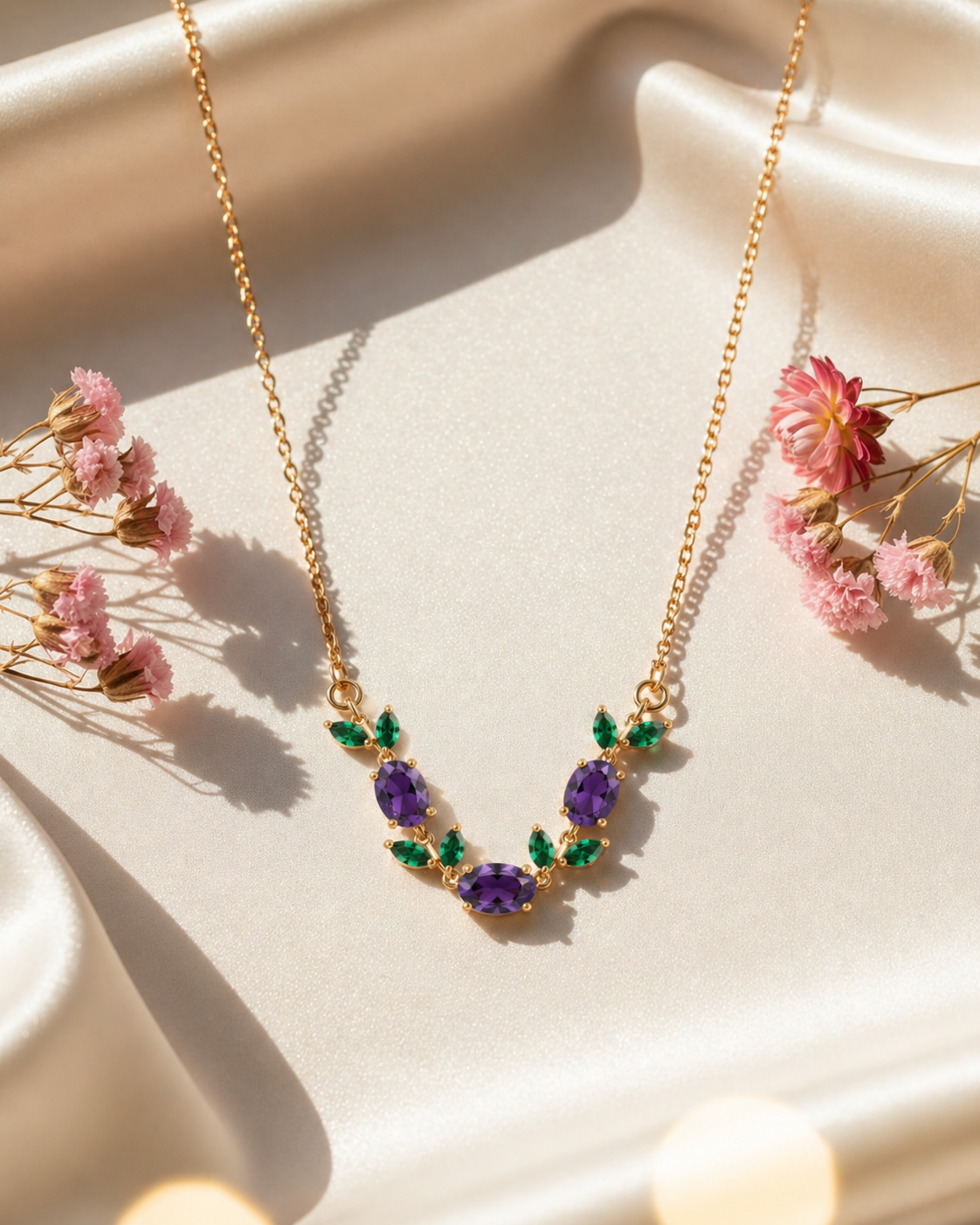 Scarlet Vine Necklace