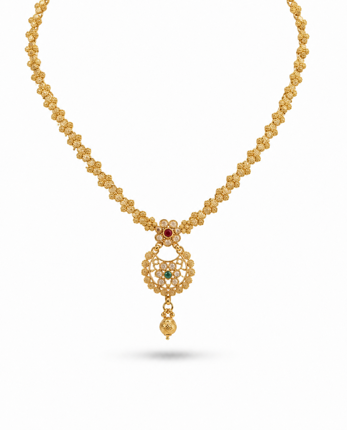 Heritage Floral Gold Necklace Set