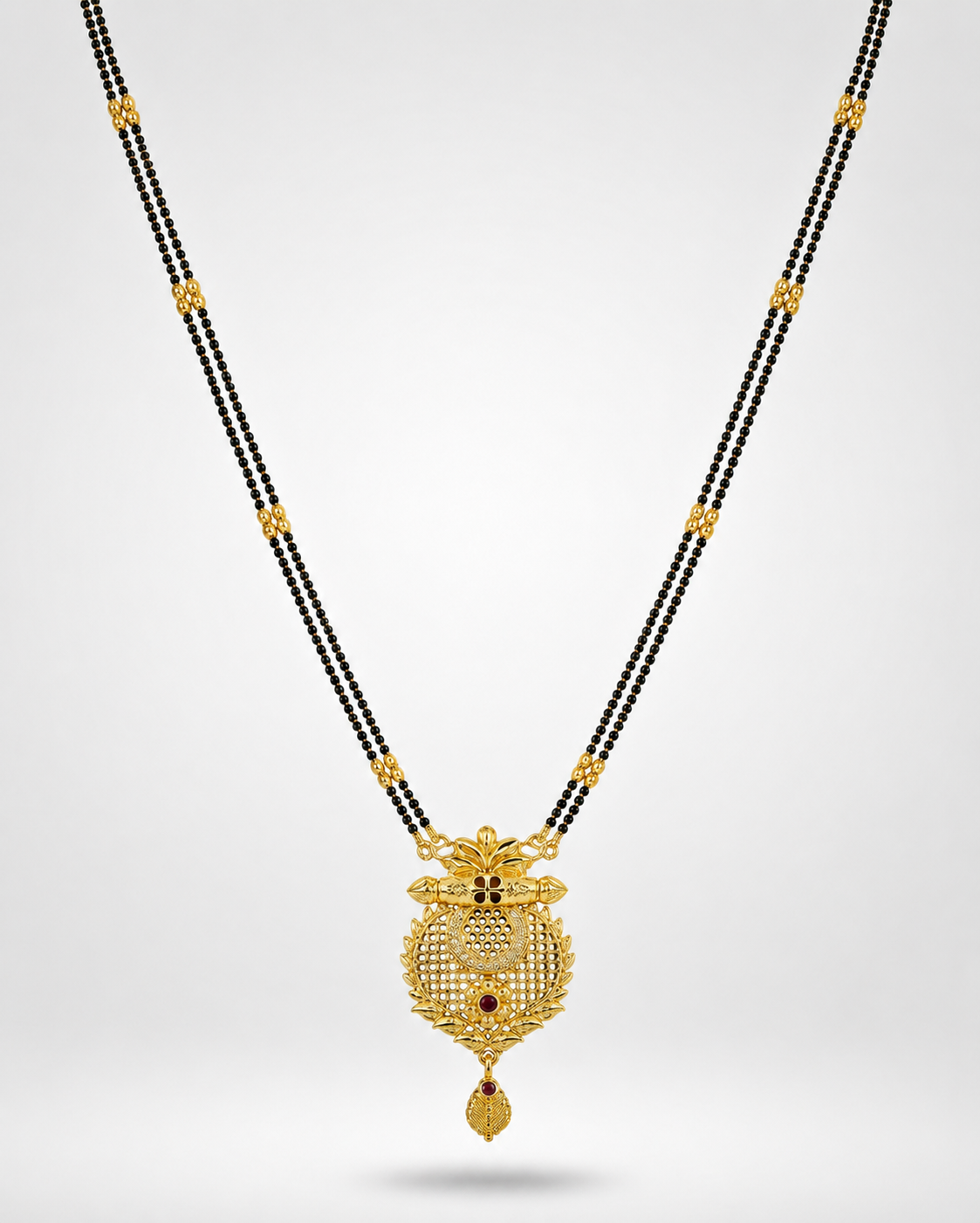 Heritage Filigree Gold Mangalsutra Set