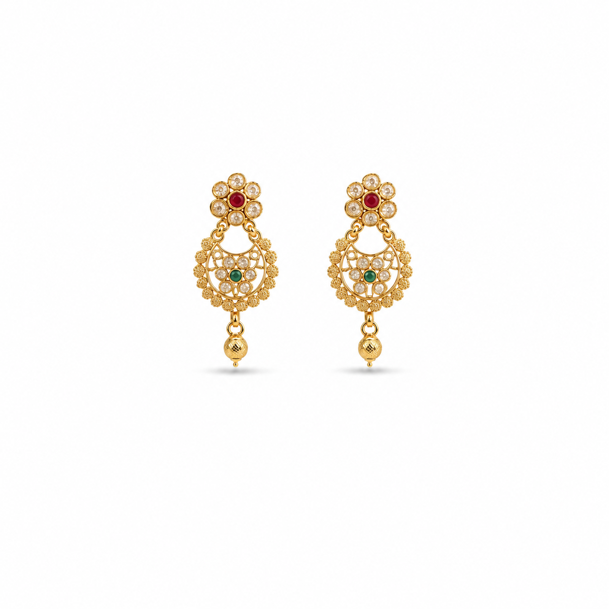 Heritage Floral Gold Necklace Set