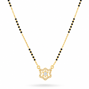 Diamond Floral Star MiniMangalsutra