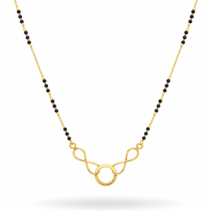 Infinity Circle Gold Mini Mangalsutra